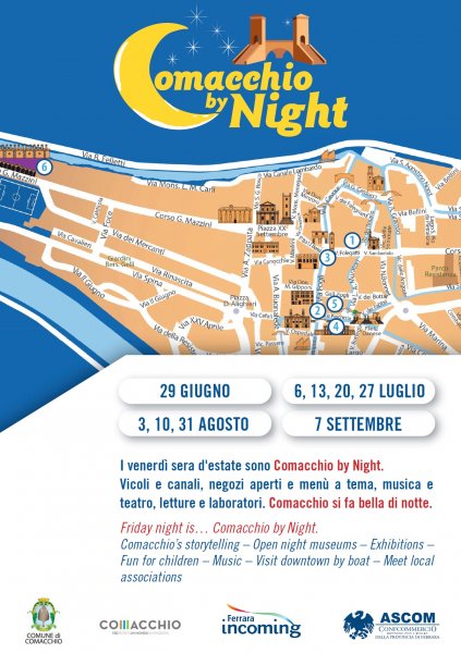 Comacchio by night